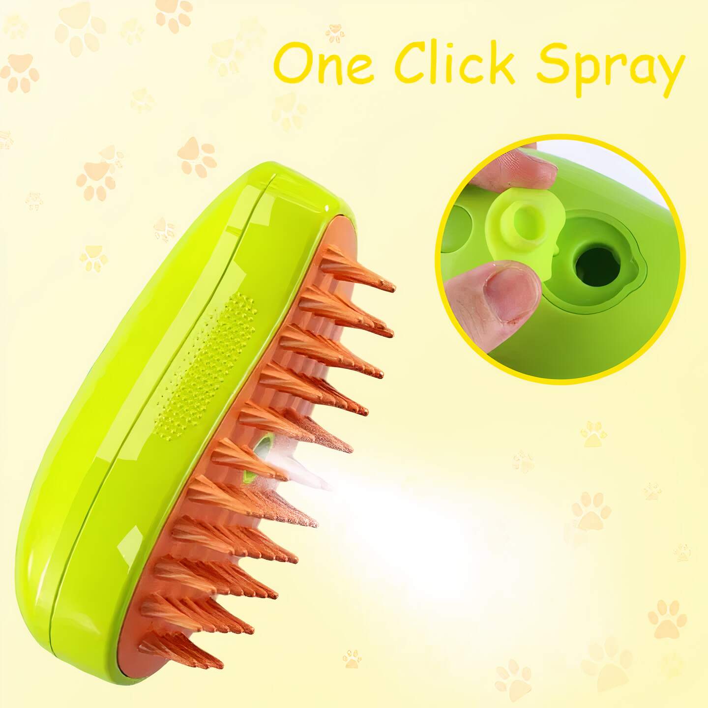 Mistique® Steamy Pet Brush (Free Today)